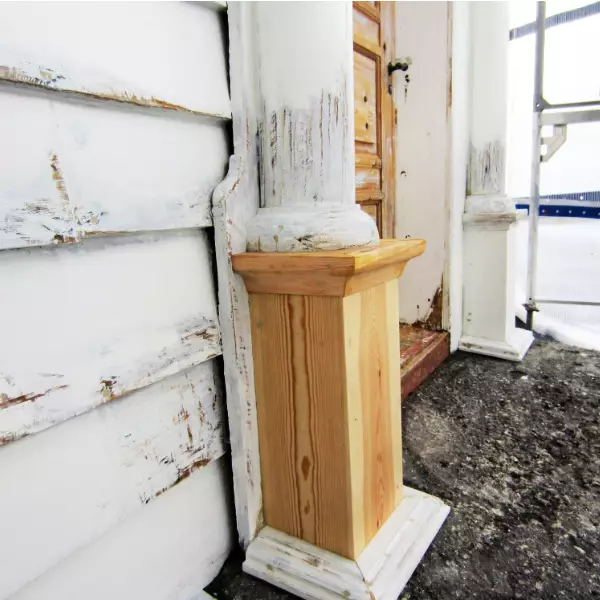 Utvendig restaurering/måling av bygg